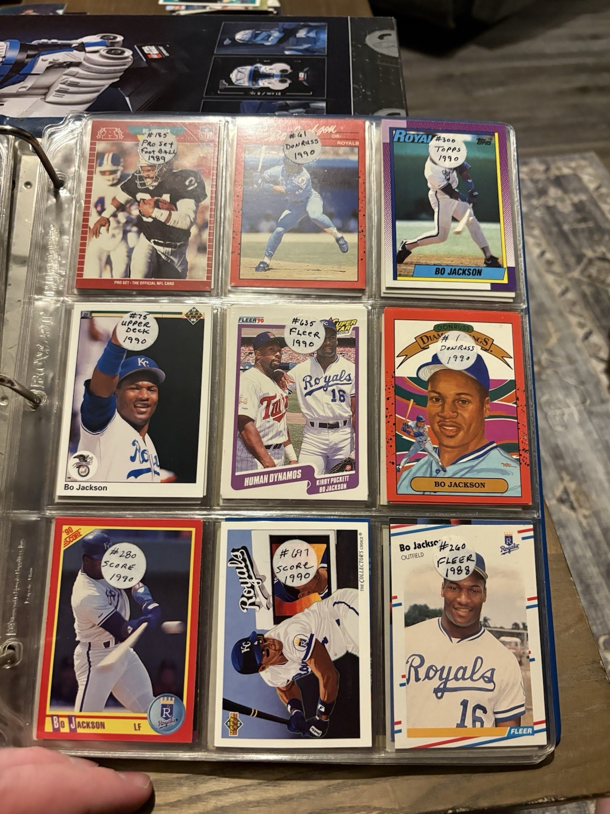 Vintage Baseball Card Lot 117+ Bo Jackson Nolan Ryan Schmidt Mattingly