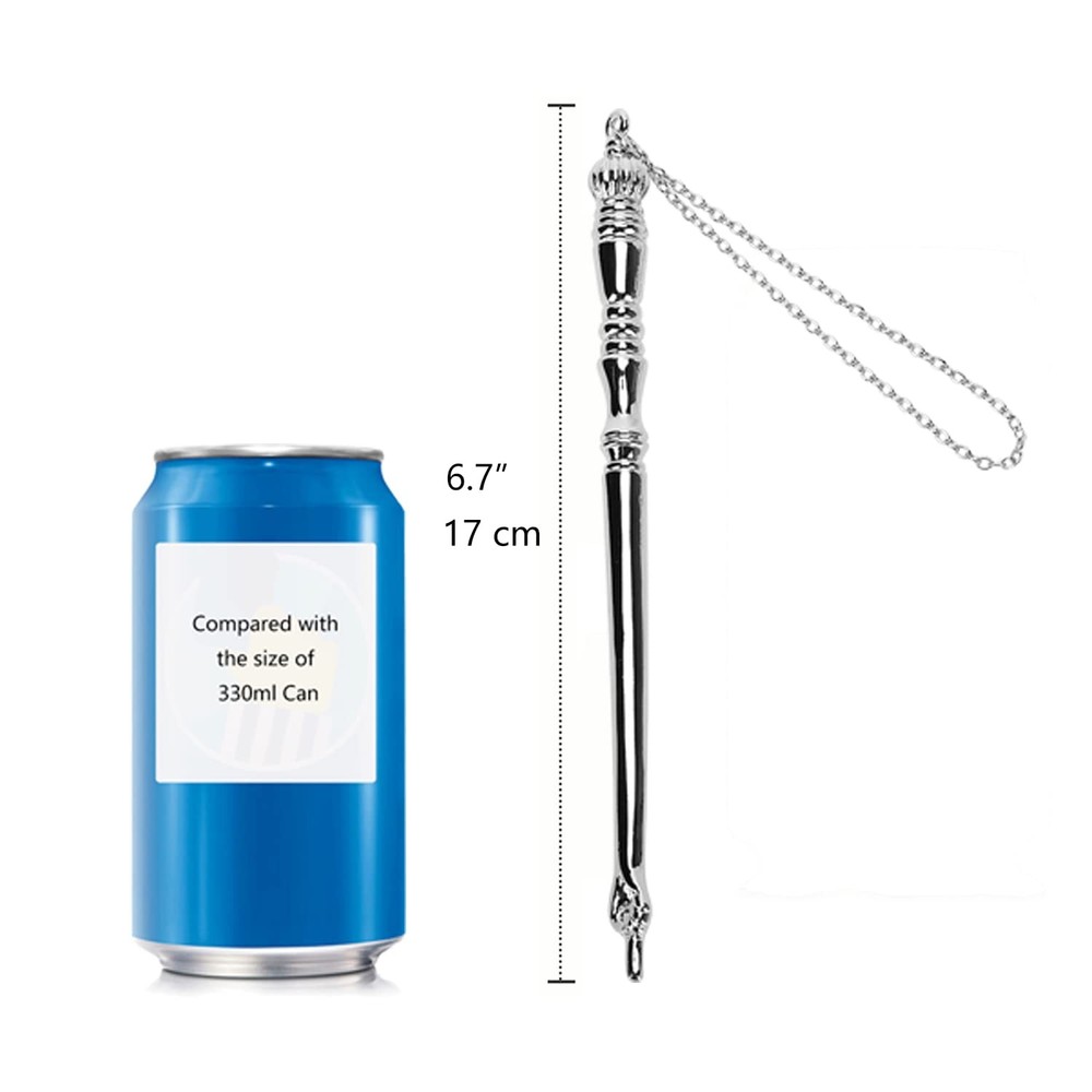 BRTAGG Yad Torah Pointer, Bible Reading Tool 6.7" Tall, Silver