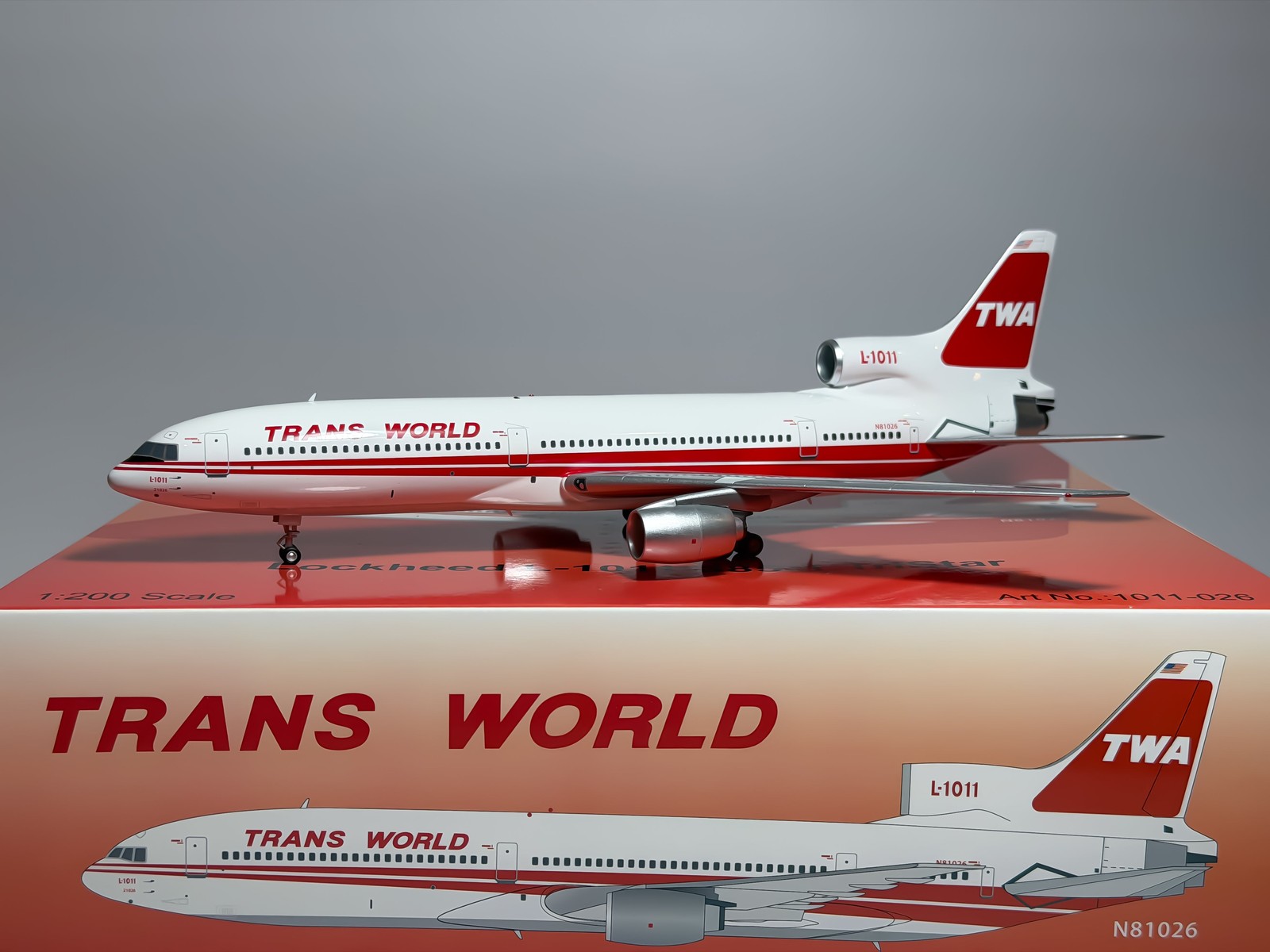 Trans World Airlines (TWA) Lockheed L-1011 1:200 Inflight200 N81026 (IF1011-026)