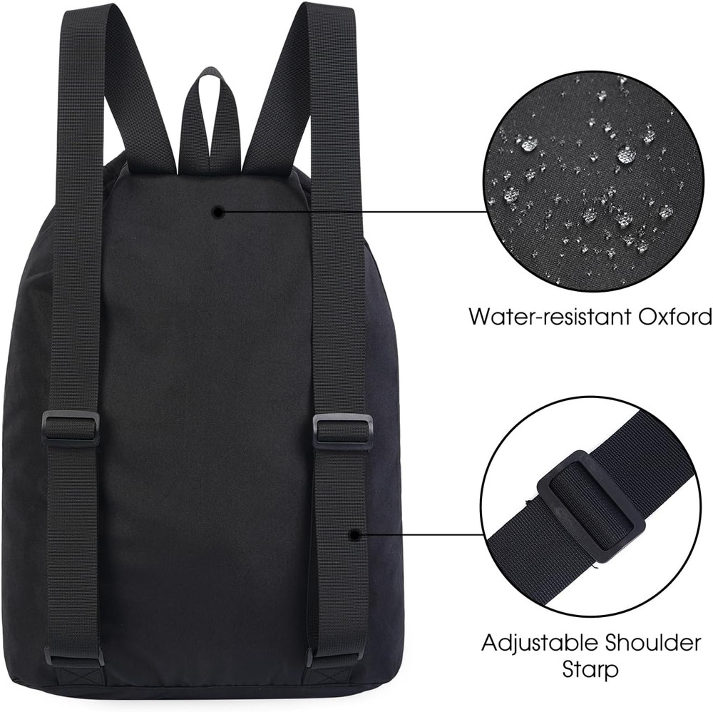 Swim Bag Mesh Drawstring Backpack Beach Backpack for Swimming, Gym, and Workout