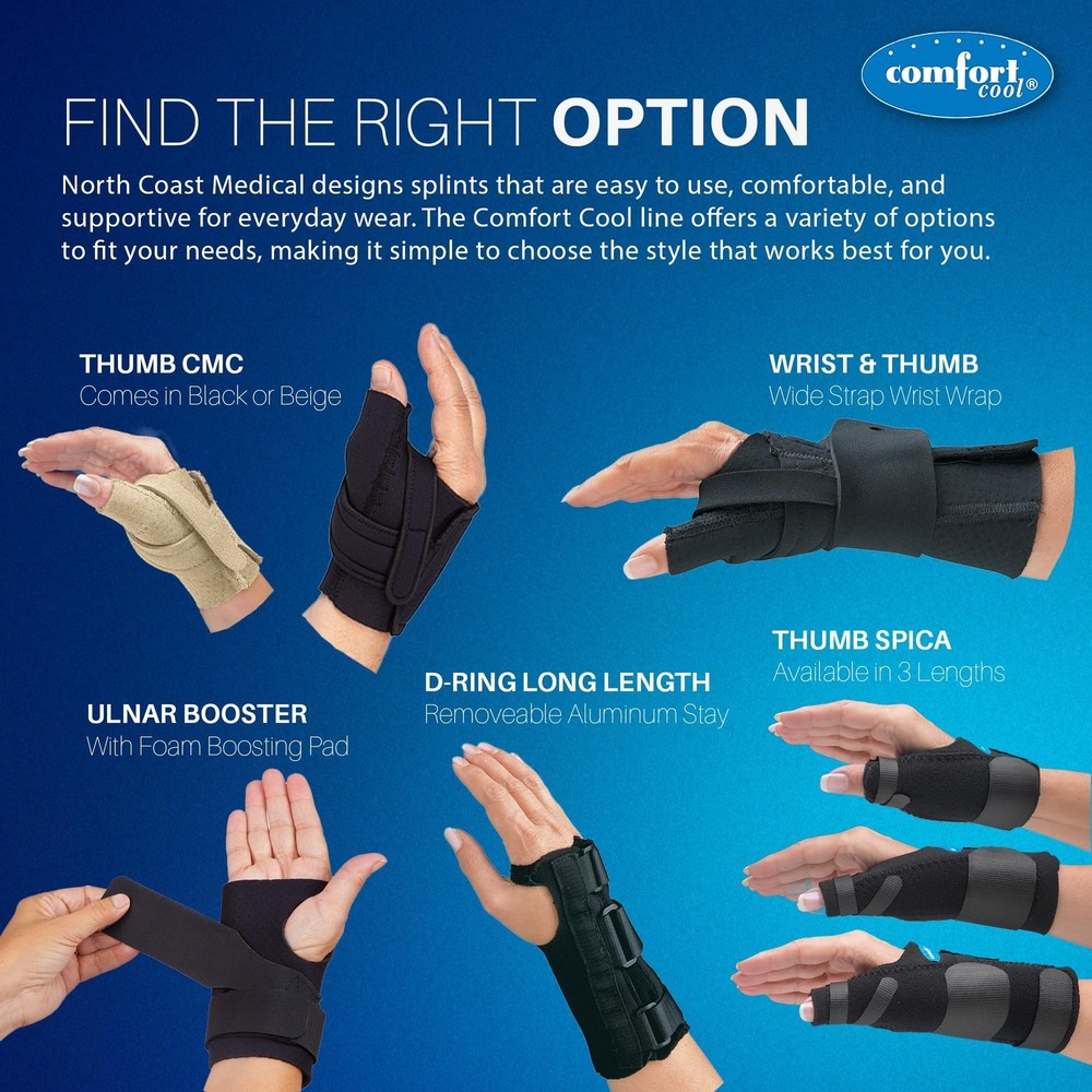 Comfort Cool Thumb CMC Abduction Splint, Small Plus, Right