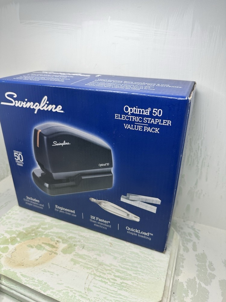 Swingline Electric Stapler Value Pack, 50 Sheet Capacity, includes Optima 50 New