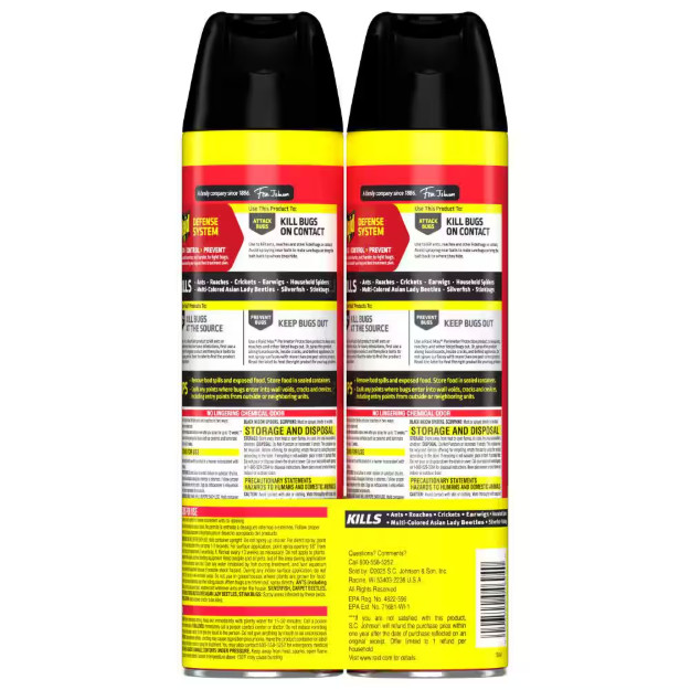 Raid Defend Ant and Roach Insect Killer, Indoor Insecticide, 20 oz. (2-Pack)