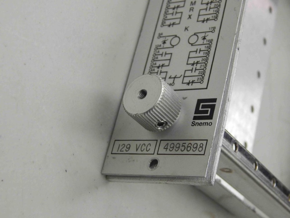 #137 Snemo 129-VCC 127V Contact Module Rack Relay