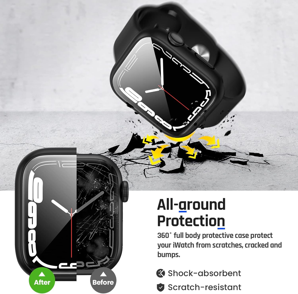 Goton Waterproof Case for Apple Watch 40mm - Clear