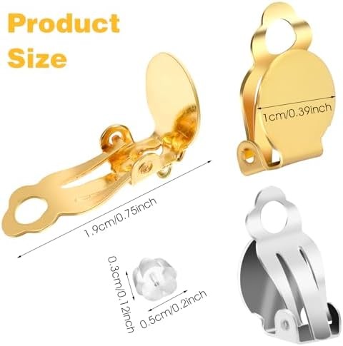 Clip-On Earring Backs for Jewelry Making