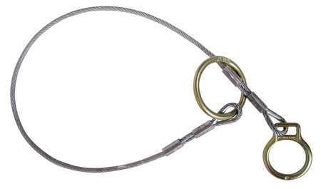 FALLTECH G7428 Cable Pass-Through Sling Anchor,Reusable 45J075