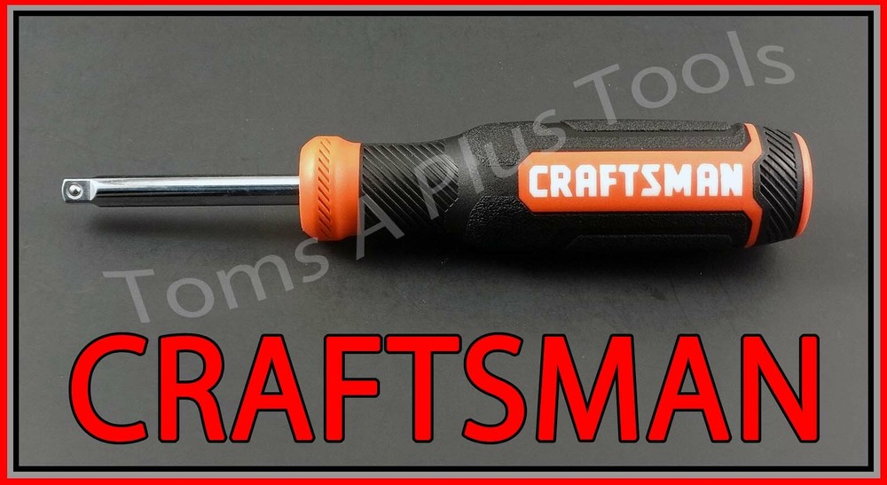 CRAFTSMAN HAND TOOLS 7-1/2" Long 1/4 socket nut driver extension spinner handle