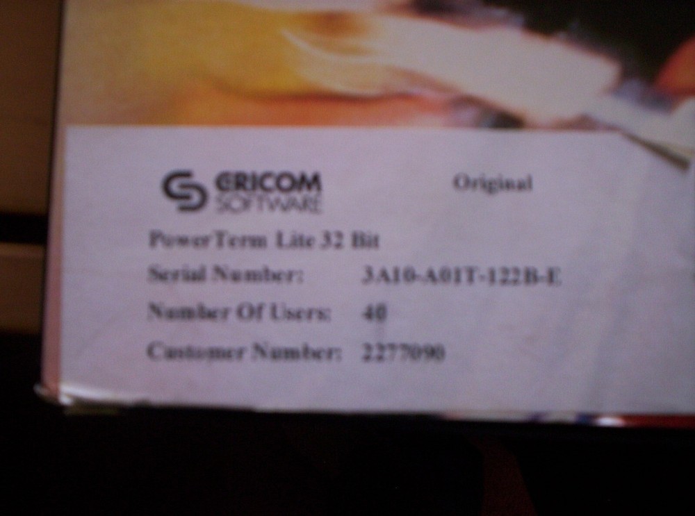 ERICOM POWERTERM LITE 32 BIT with 40 Licenses USED