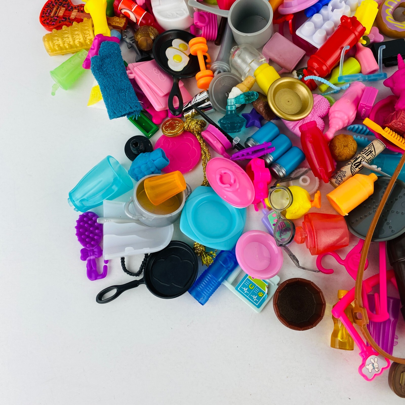 Barbie Barbies Large Lot Of Pretend Play Toys Dishes & Miscellaneous Accessories