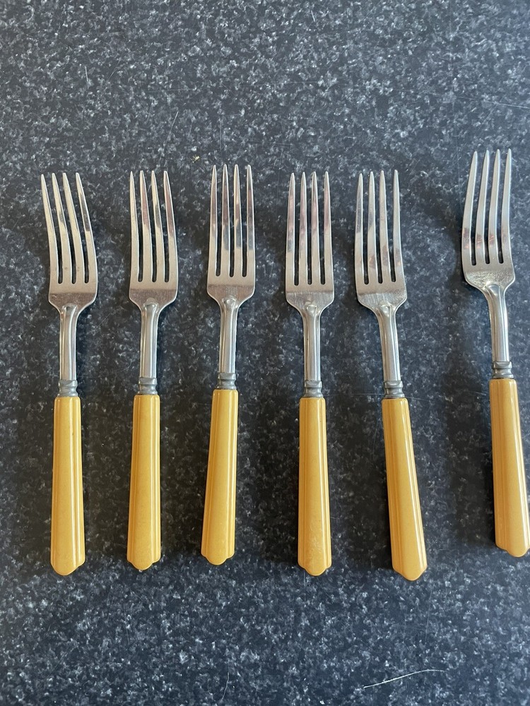 Mixed Lot Bakelite Flatware Modernist Mid-Century MCM