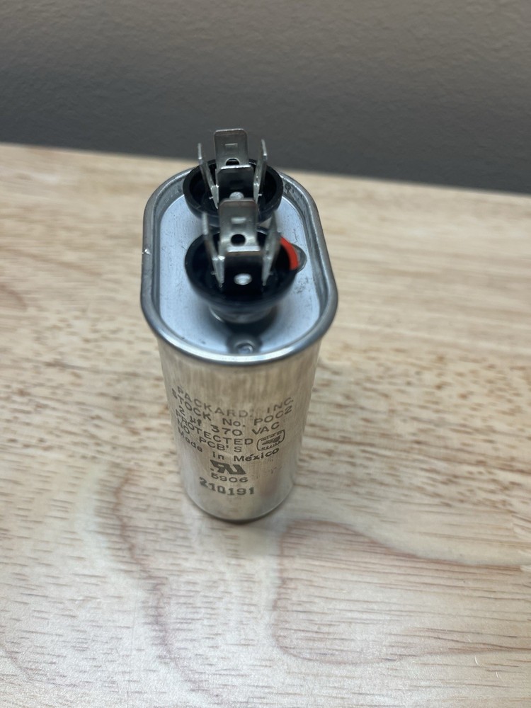 Packard POC2 Oval Run Capacitor 370V