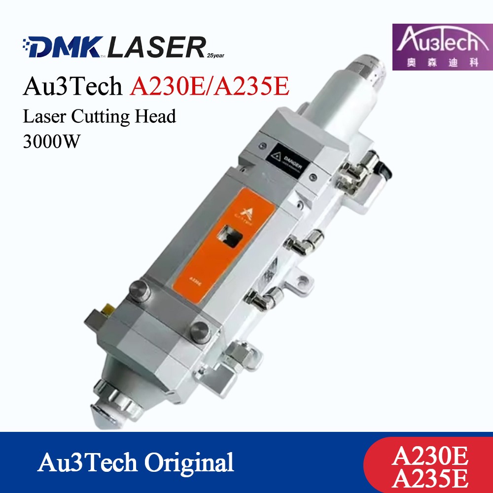 AU3TECH A230E A235E Laser Cutting Head 3000W Cut Machine Part For Laser Source