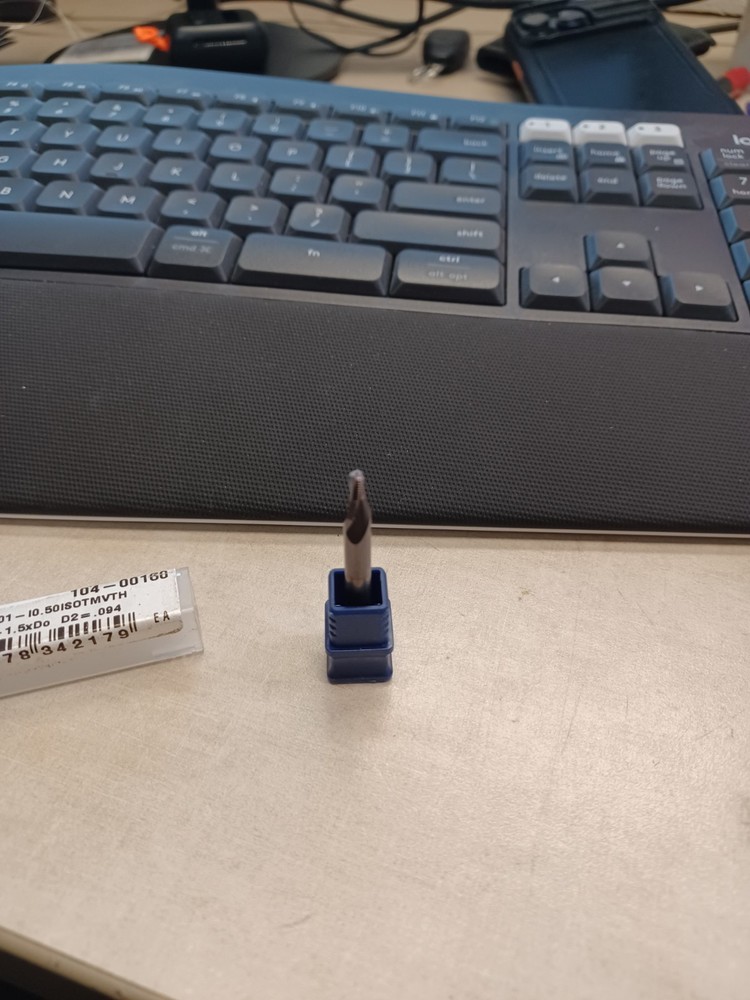 Vargus Helical Flute Thread Mill: M3x0.5, Internal, 3 Flute Solid Carbide