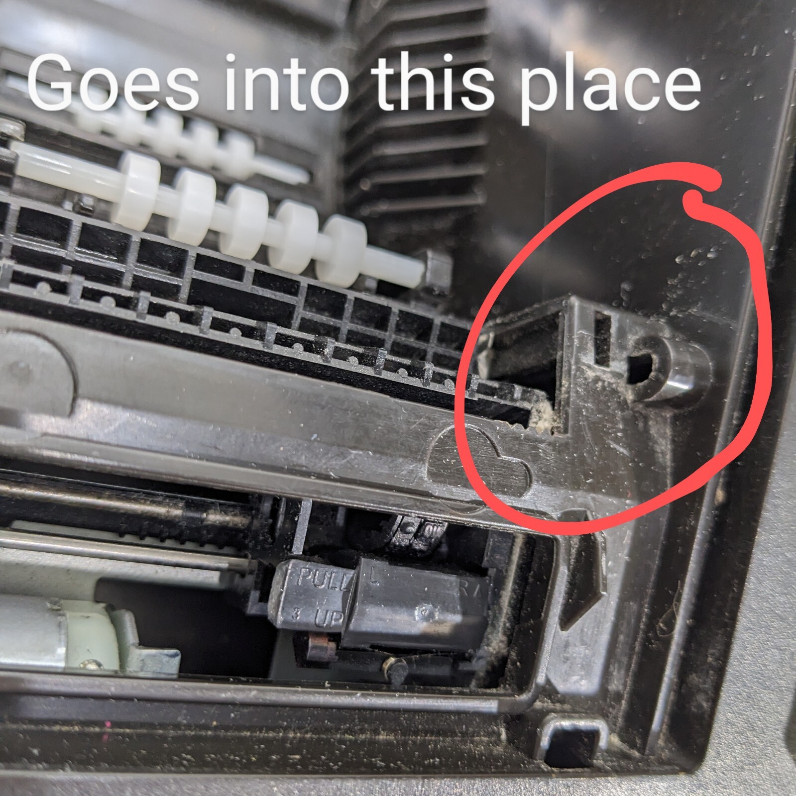 Sharp XE-A107 Cash Register Replacement Part Only Genuine