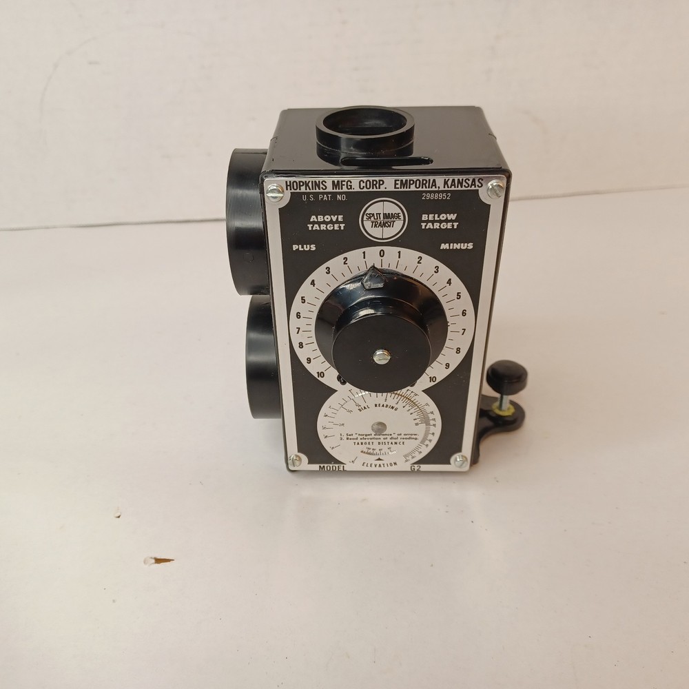 Vintage Hopkins Hoppy Split-image Transit Level Model G2