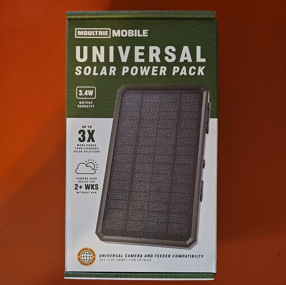 Moultrie Universal Solar Power Pack 3.4W - Sealed