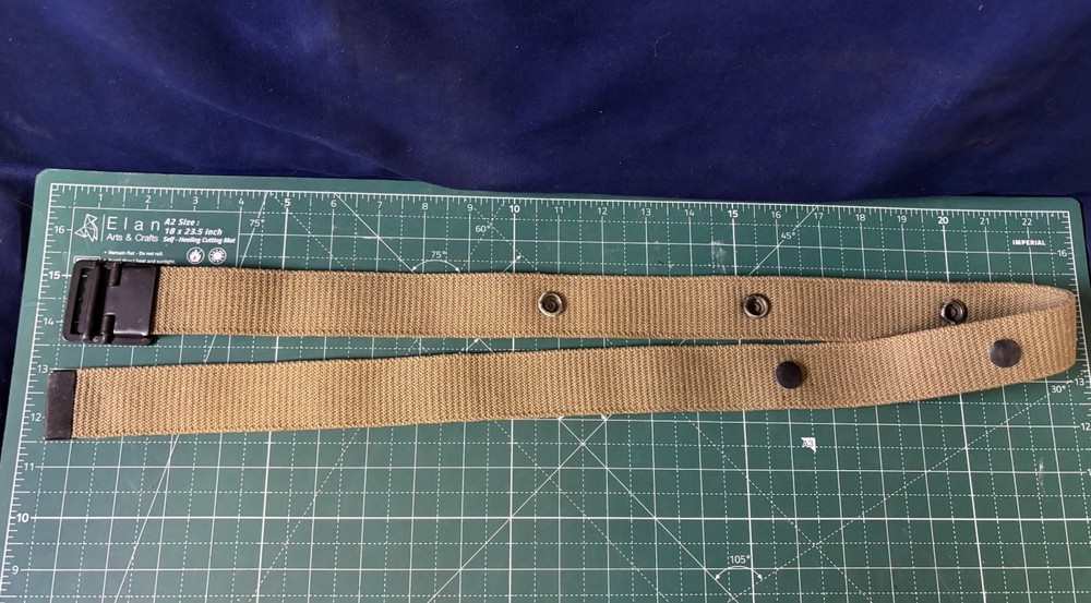 WW2 USMC Rare Web Belt With Snaps Mint Condition