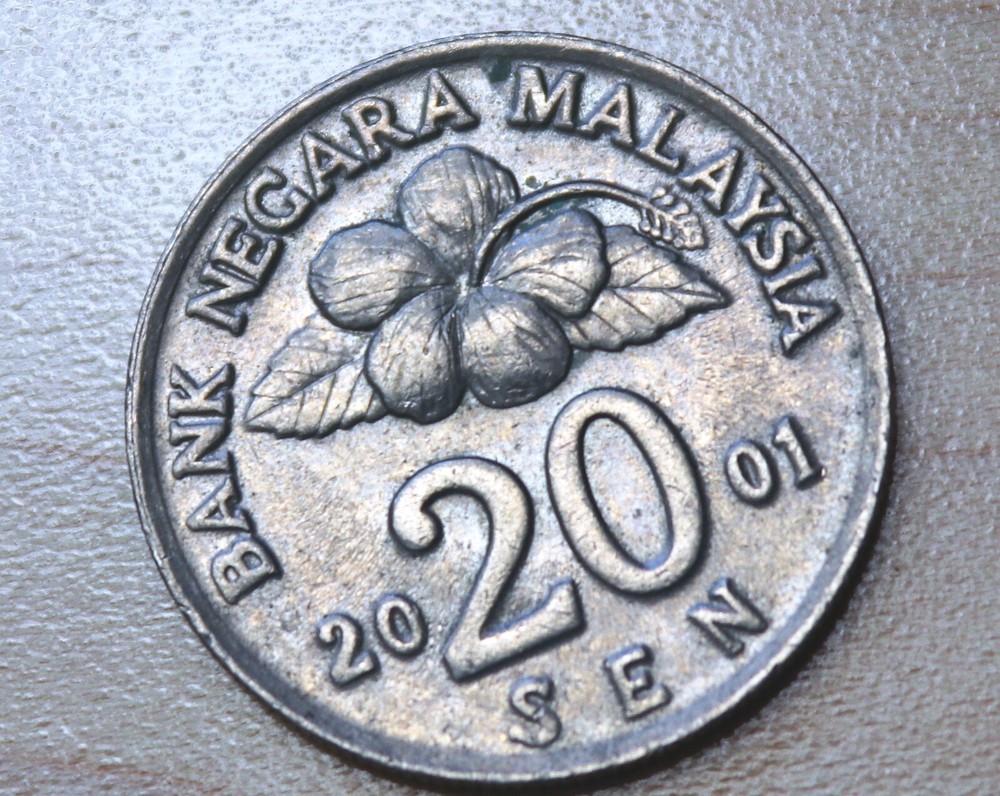 2001 Malaysia 20 Sen