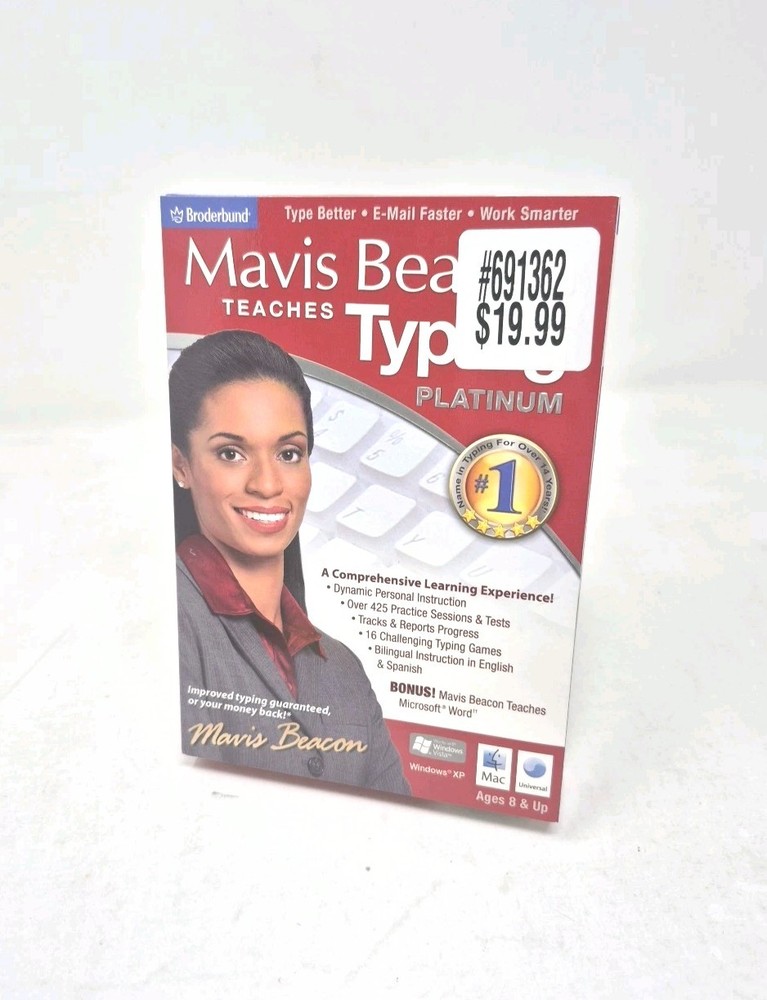Mavis Beacon Teaches Typing - Platinum   - Windows/Mac -