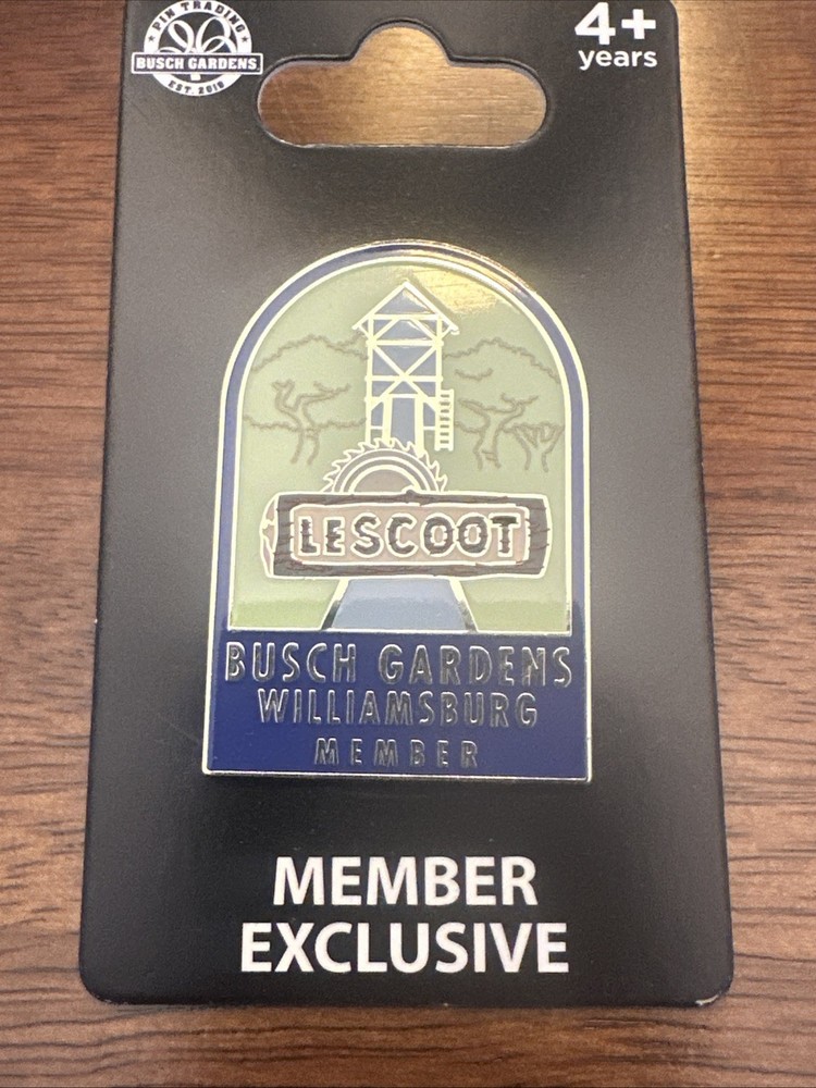 Busch Gardens Pin Le Scoot Member