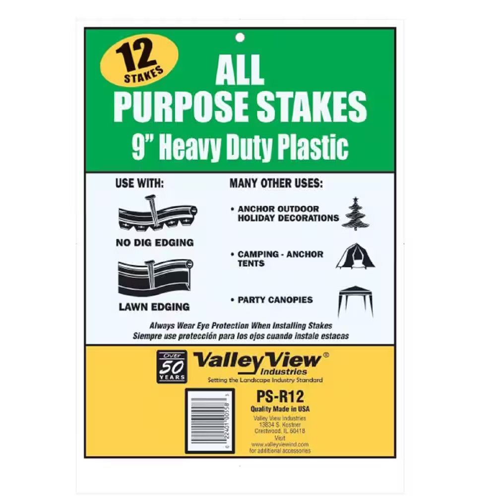 9 In. Poly Stakes