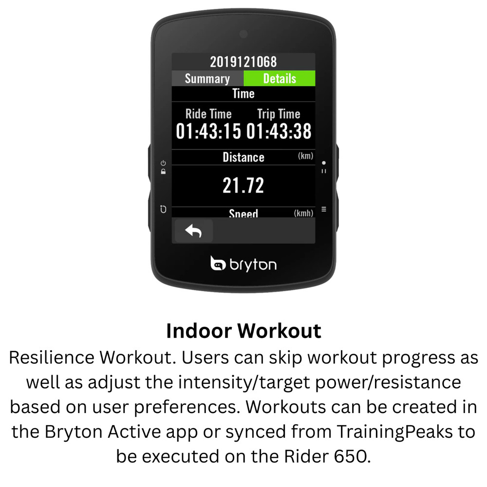 Bryton Rider 650E Wireless GPS Computer GPS Bluetooth