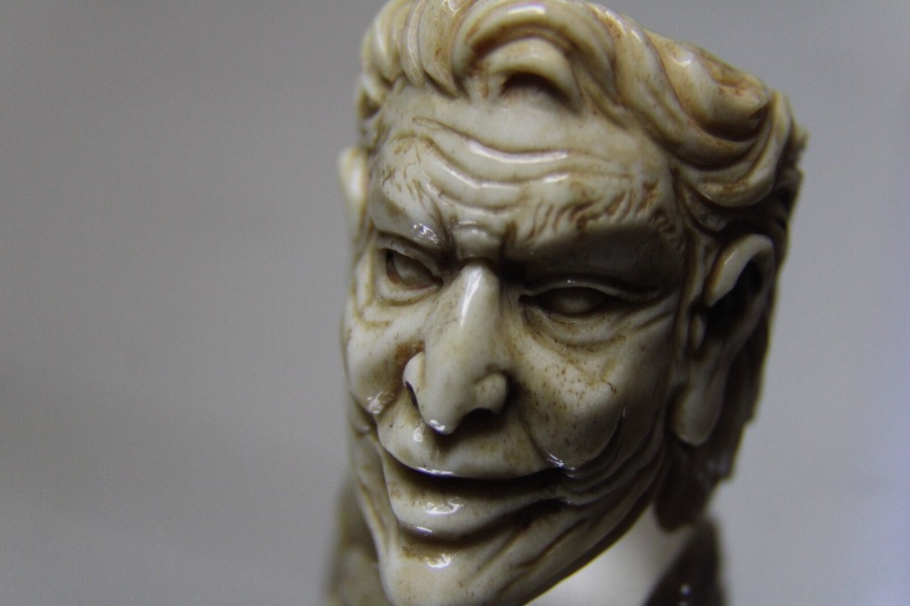 Handcrafted deer antler Jocker ring