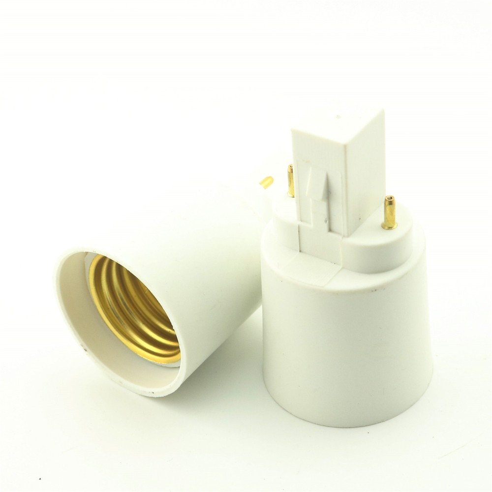 G23 to E27 Socket Base LED Halogen CFL Light Bulb Lamp Adapter Converter Holder