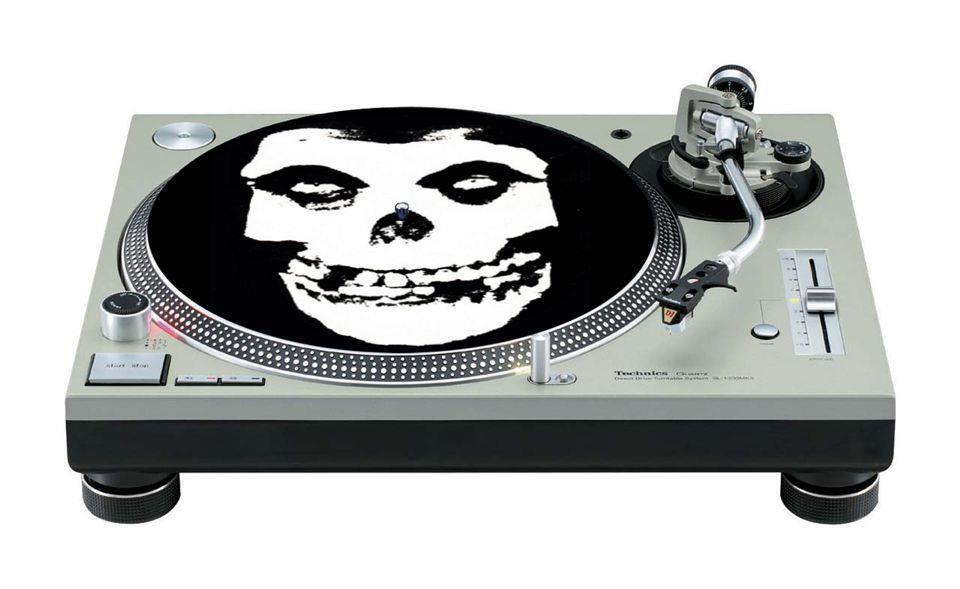 Custom Slipmat for Technics or any DJ Turntable Record Player CRIMSON GHOST