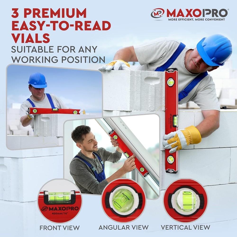 Magnetic torpedo level tool for construction