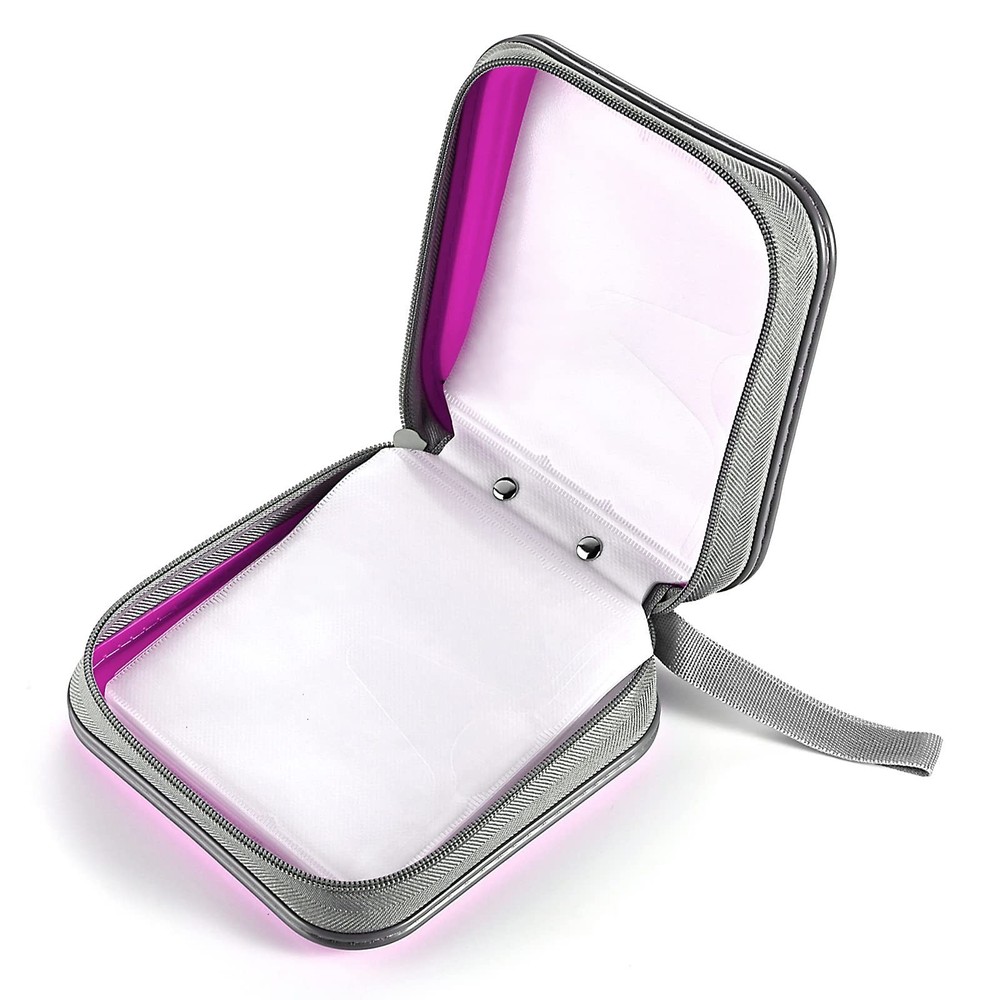 DVD Case, 48 Capacity CD Case Portable CD Case Holder Storage Hard Plastic DV...