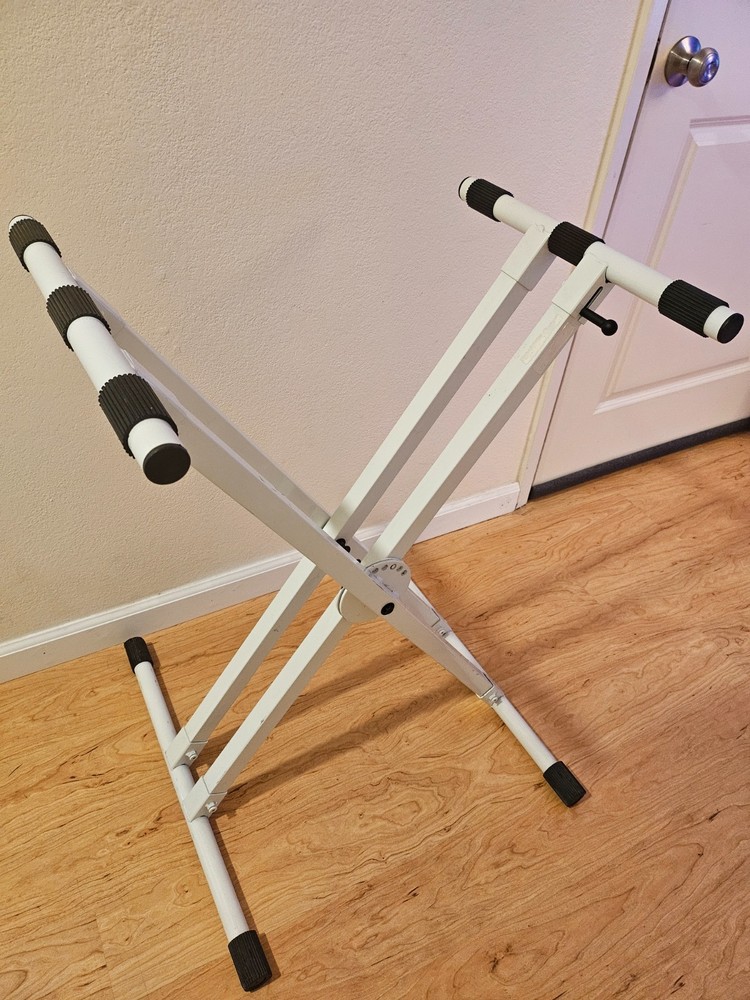 Proline PL4KD – Double Braced Keyboard Stand - in White