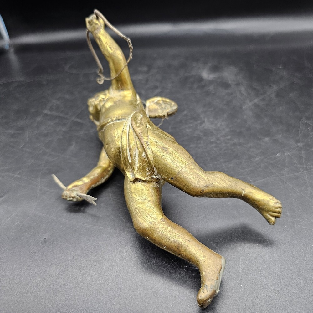 Solid Brass Cupid Architectural Salvage 7"