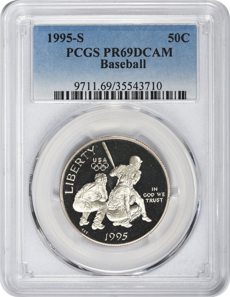 1995-S Baseball Commemorative Half Dollar PR69DCAM PCGS