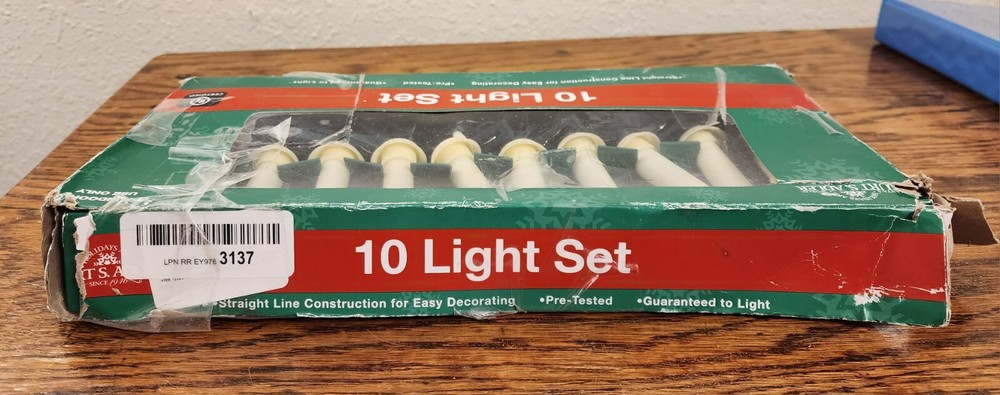 Christmas 10 candle light set