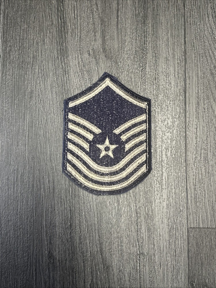 USAF Chief Master Sergeant Rank Patch Badge US Military
