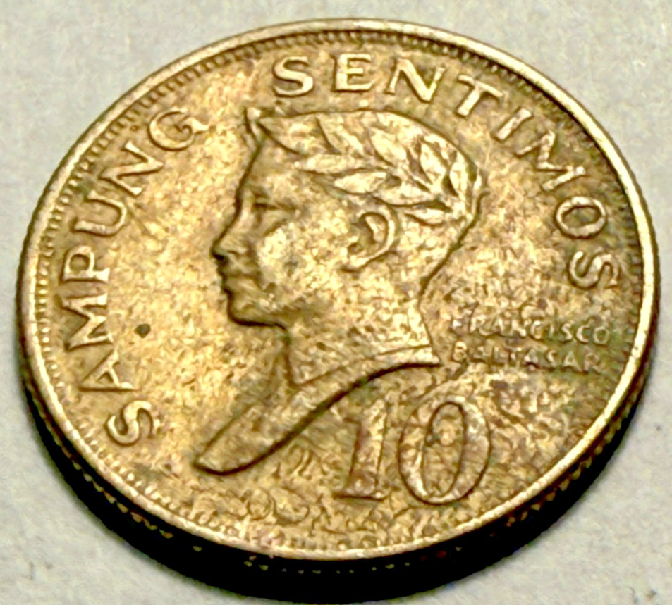 1970 Philippines 10 Sentimos