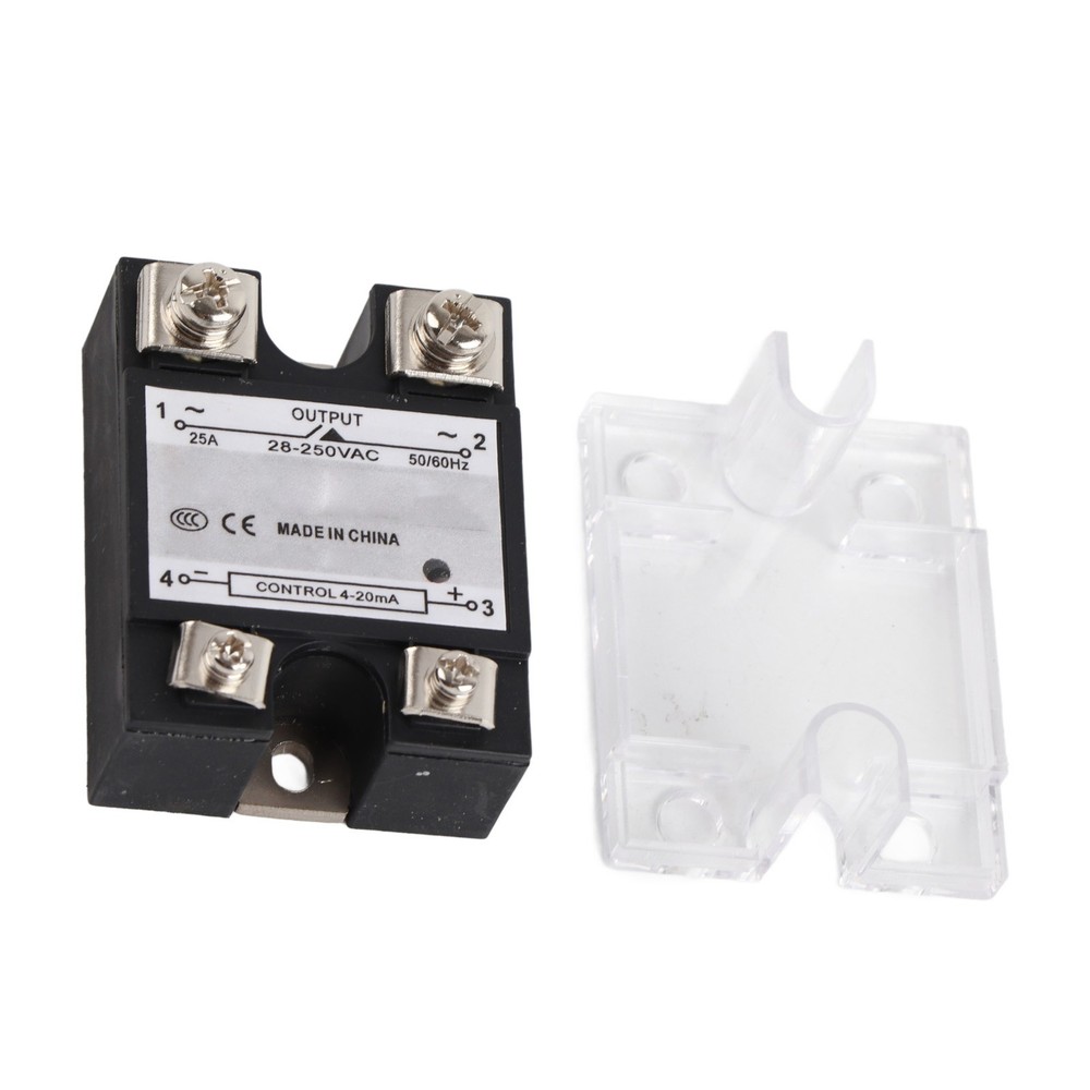 Solid State Relay SSR 4‑20mA Input To 28‑250V AC Output Stepless Regulator
