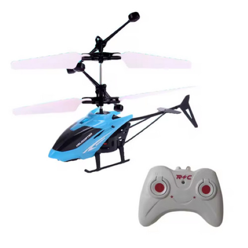 Rechargeable Mini RC Helicopter With Remote & Is Safe Fall-Resistant