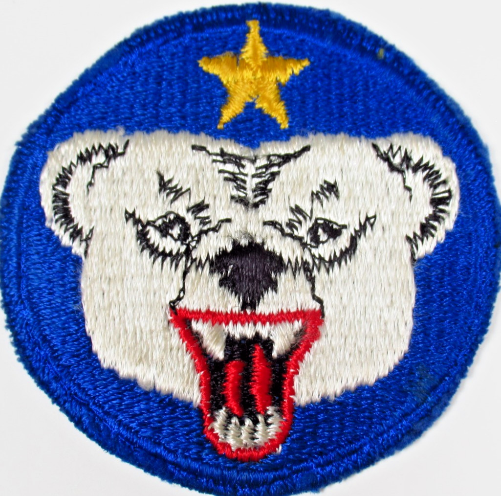 Vintage US Army Alaska Defense Command Patch Polar Bear Sew On