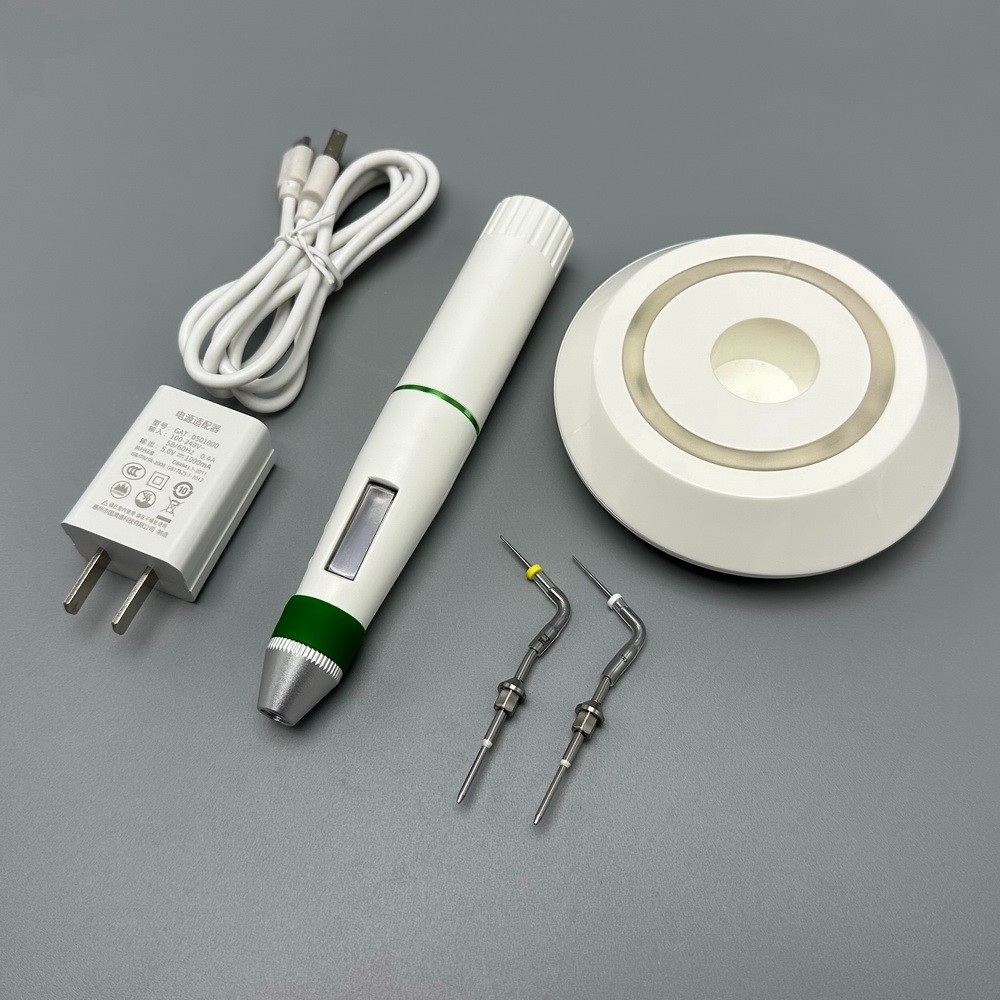 Dental Gutta Percha Obturation System Endo Heated Pen Wireless Eododontic+2 Tips