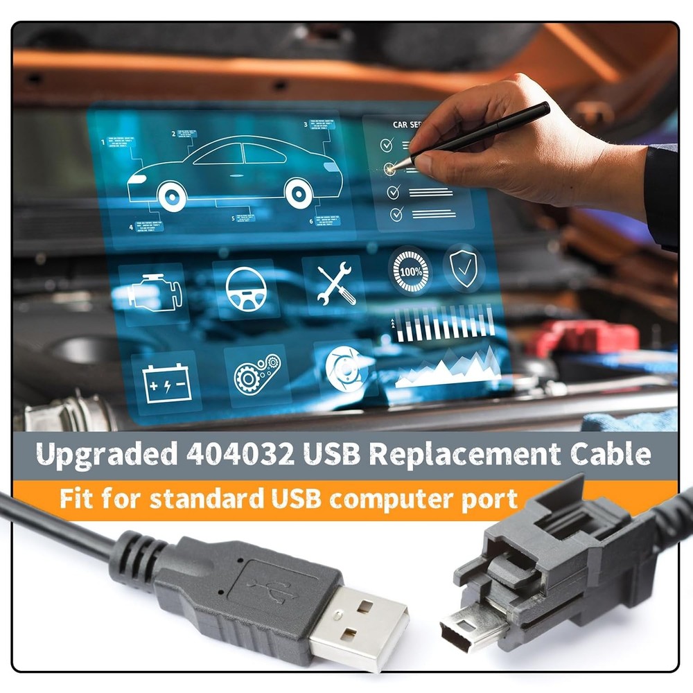 404032 USB Cable Replacement for Nexiq Link 2 3 Cummins Inline 7,...