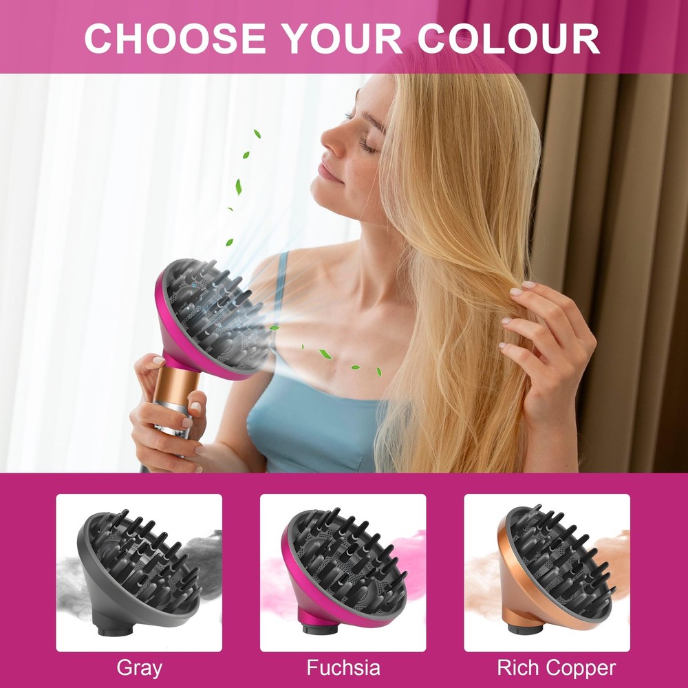 WAJIAYON Upgraded Diffuser Attachment for Dyson Airwrap HS05 HS03 HS01, Converti