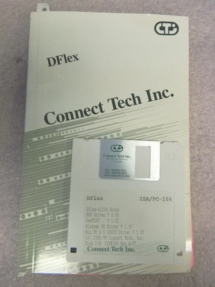 NEW Connect Tech DAT04550 DFLEX2-4 Controller Card D-Sub 15-Pin