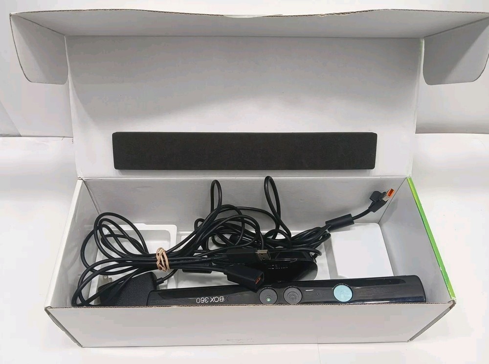 XBOX 360 Kinect Sensor ONLY With Power Cable In Original Box