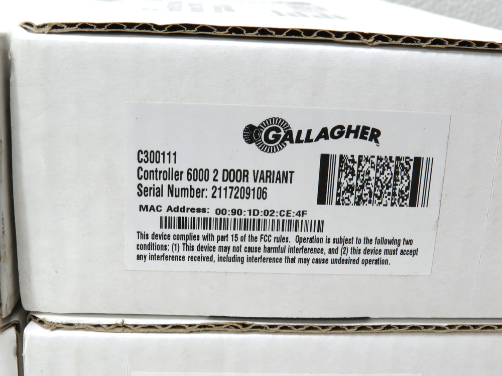 Gallagher C300111 Controller 6000, 2 Door Controller (FACTORY SEALED) [CTH]