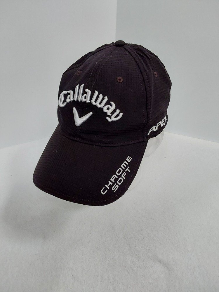 CALLAWAY ADJUSTABLE BLACK APEX MAVRIK CHROME SOFT GOLF HAT