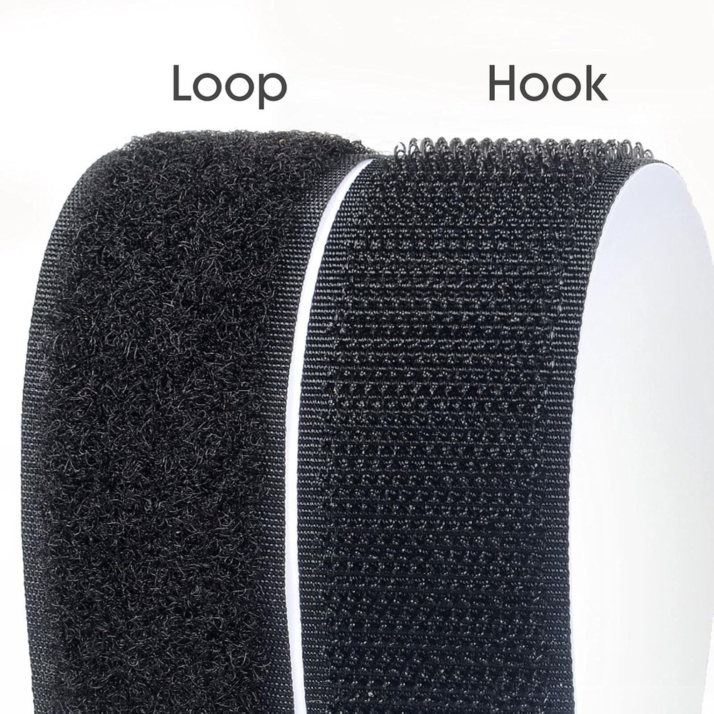 Hook Loop Strips with Adhesive - Industrial Strength Sticky Back Fasteners Hook