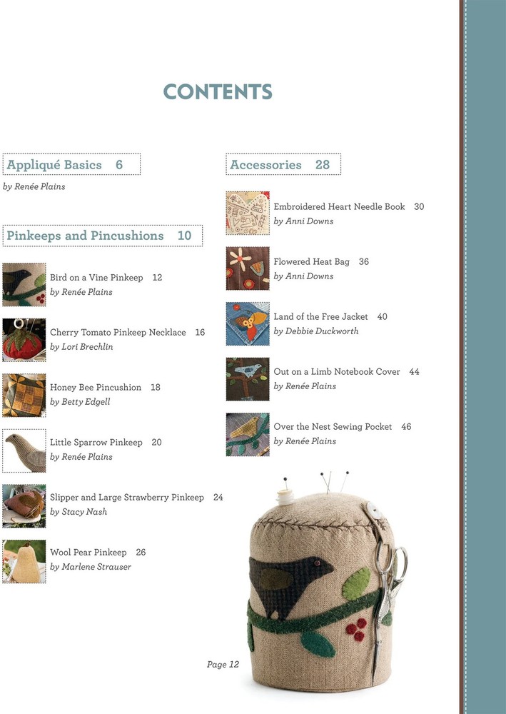 Sweet & Simple Wool Applique Book by C&T Publishing